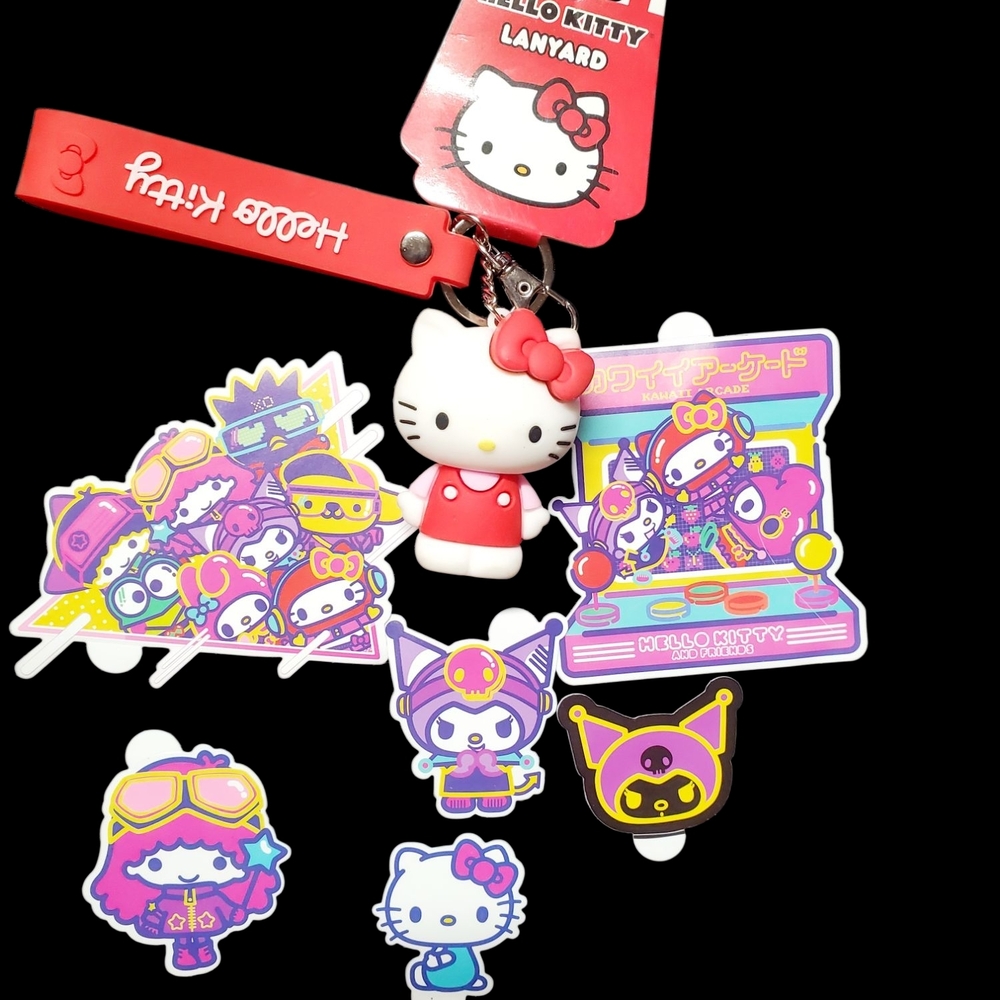 Hello Kitty and Friends Keychain and Sticker Bundle - Picture 2 of 5